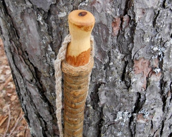 Natural Wood Walking Stick for Nature Hikes, hiker gift