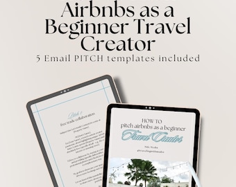 Airbnb Pitch Template Bundle | Email Scripts for Travel Creators (PDF)
