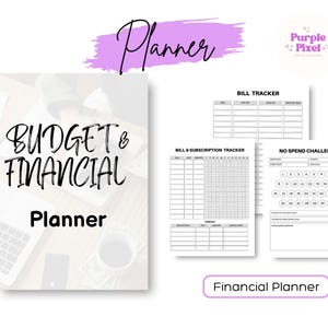 Haushaltsplaner | Druckbare Ausgaben Tracker | Monatliche Budgetierungsblätter | Digitaler Download | Personal Buchhaltung Organizer PDF