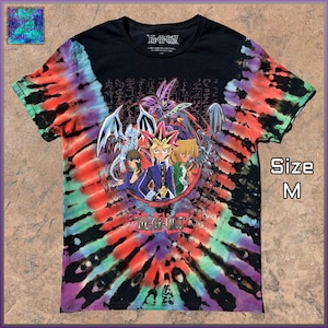 Reverse Tie-dyed Anime Tee (M)
