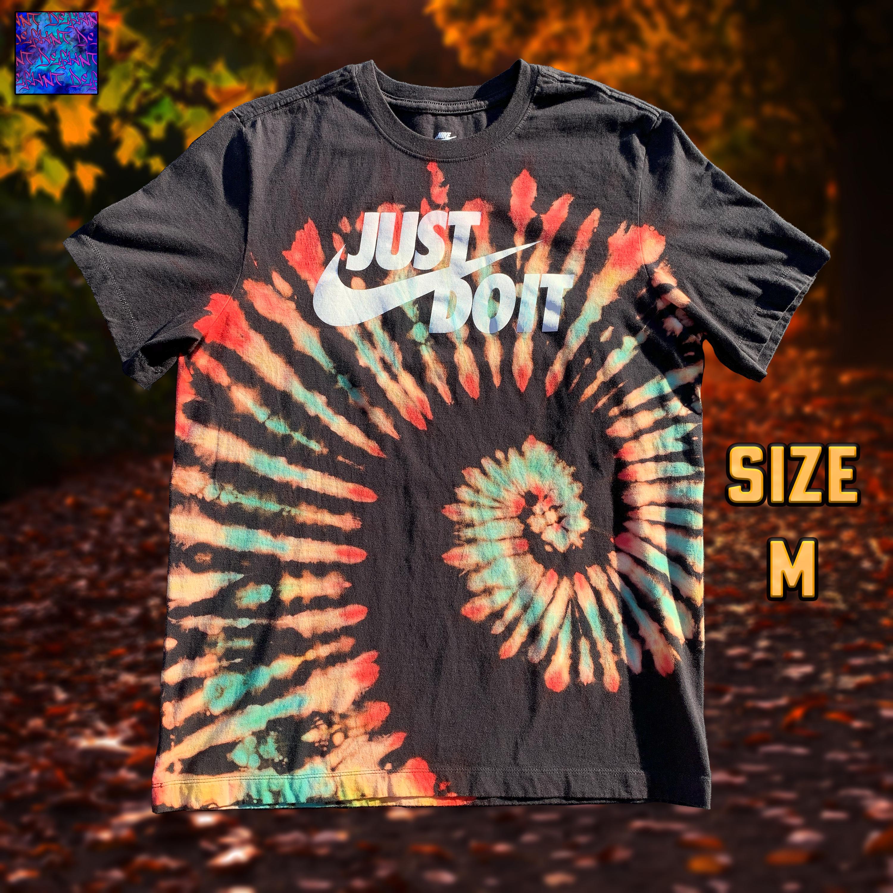 nike just do it tie dye shirt