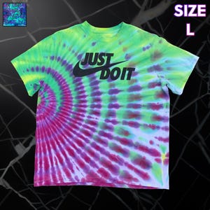 Neon Dreams 1 of 1 Tie-Dyed Tee (Size L)