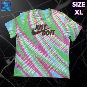 Purple Lightning 1 of 1 Tie-Dyed Tee (Size XL)