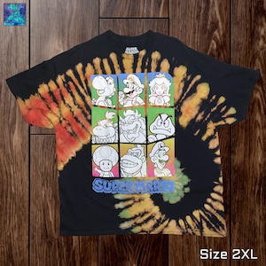 Reverse Tie-dyed Gamer Tee (2XL)