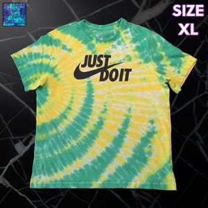 Lemon Lime 1 of 1 Tie-Dyed Short Sleeve Tee (Size XL)