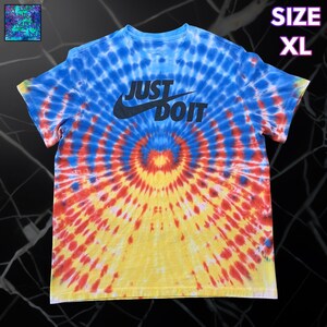 Fire & Ice 1 of 1 Tie-dyed Tee (Size XL)