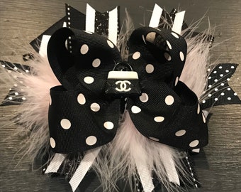 Chanel Hair Bow Etsy
