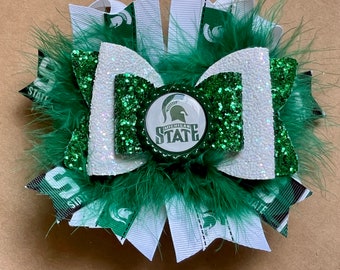 Michigan State Inspired Bow