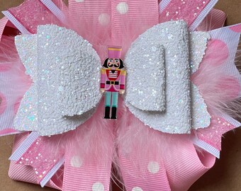 Nutcracker Bow Pink