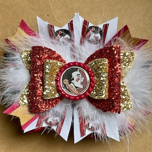 Florida State Inspired Bow