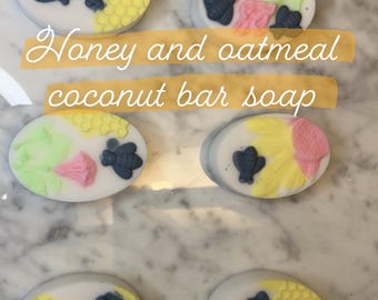 honey and oatmeal bar soap