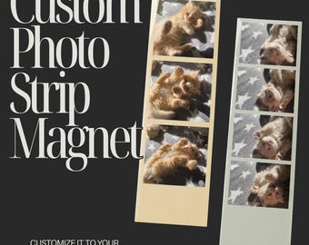 Custom  Photo Strip Magnet