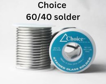 Amerway 60/40 Solid Core Solder For Stained Glass 1 Pound - The Avenue