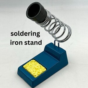 Choice Soldering iron stand, metal coil solder iron holder for stained glass