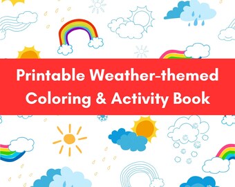 Printable Weather Coloring and Activity Book