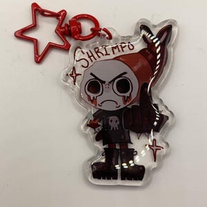 Shrimpo Dandys world keychain 2.5"