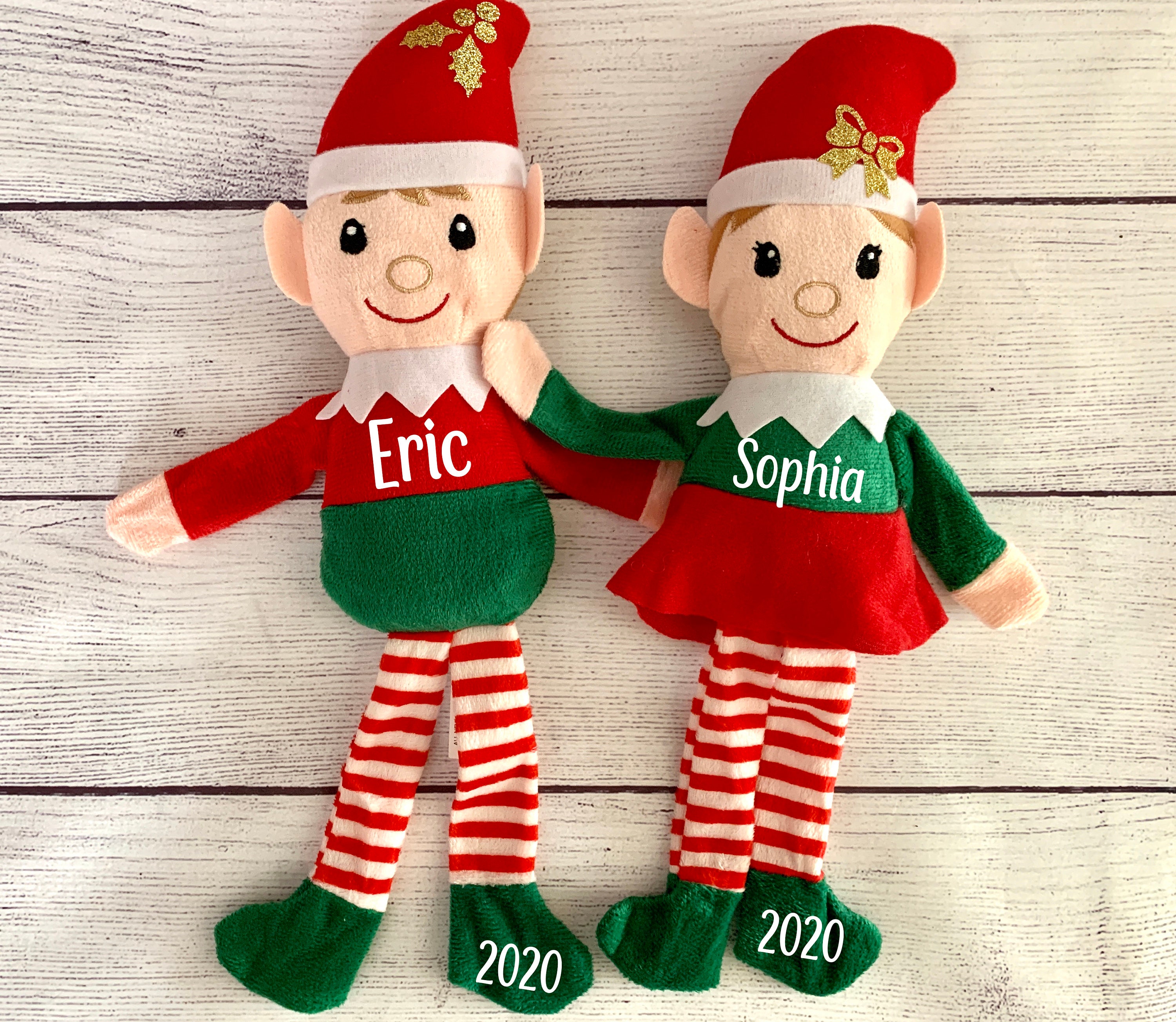 personalized plush elf