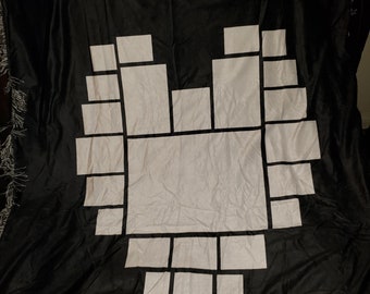 25 panel heart shape sublimation blanket
