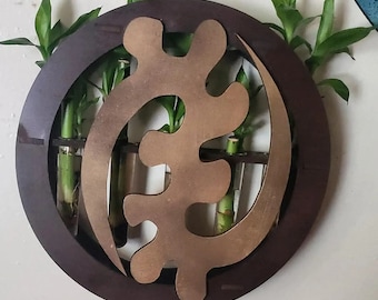 Wall planter,  hanging planter, wooden decor, plant holder
