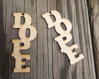 Dope Woman earring SVG