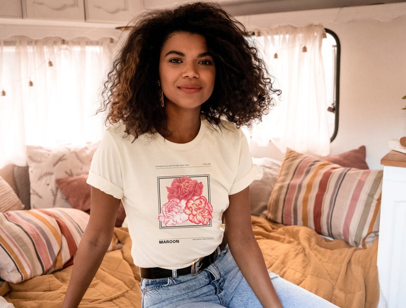 TS maroon Carnations You Had Thought Were Roses Etsy