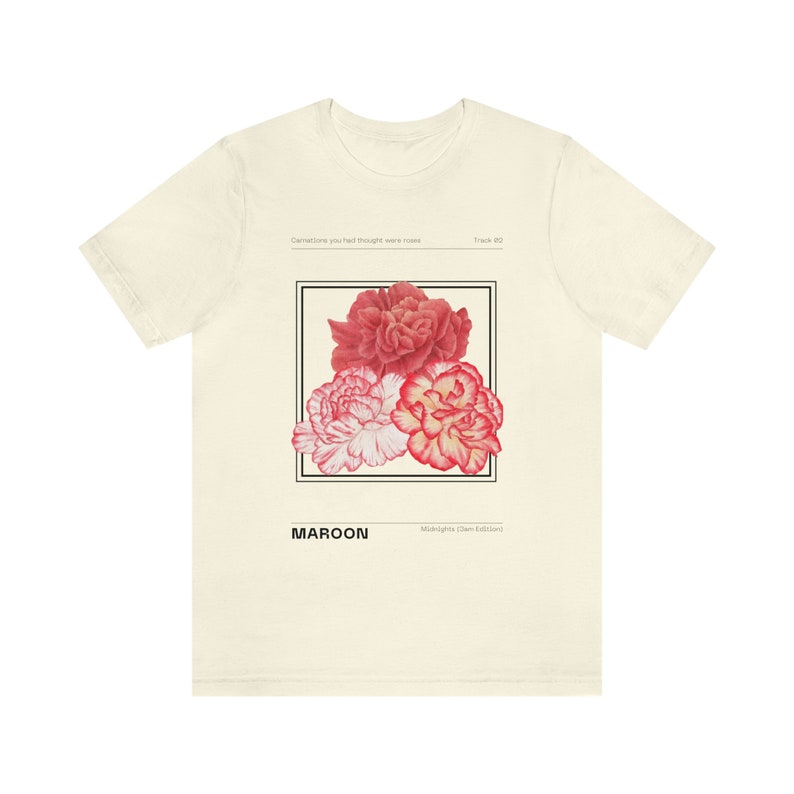 TS maroon Carnations You Had Thought Were Roses Etsy
