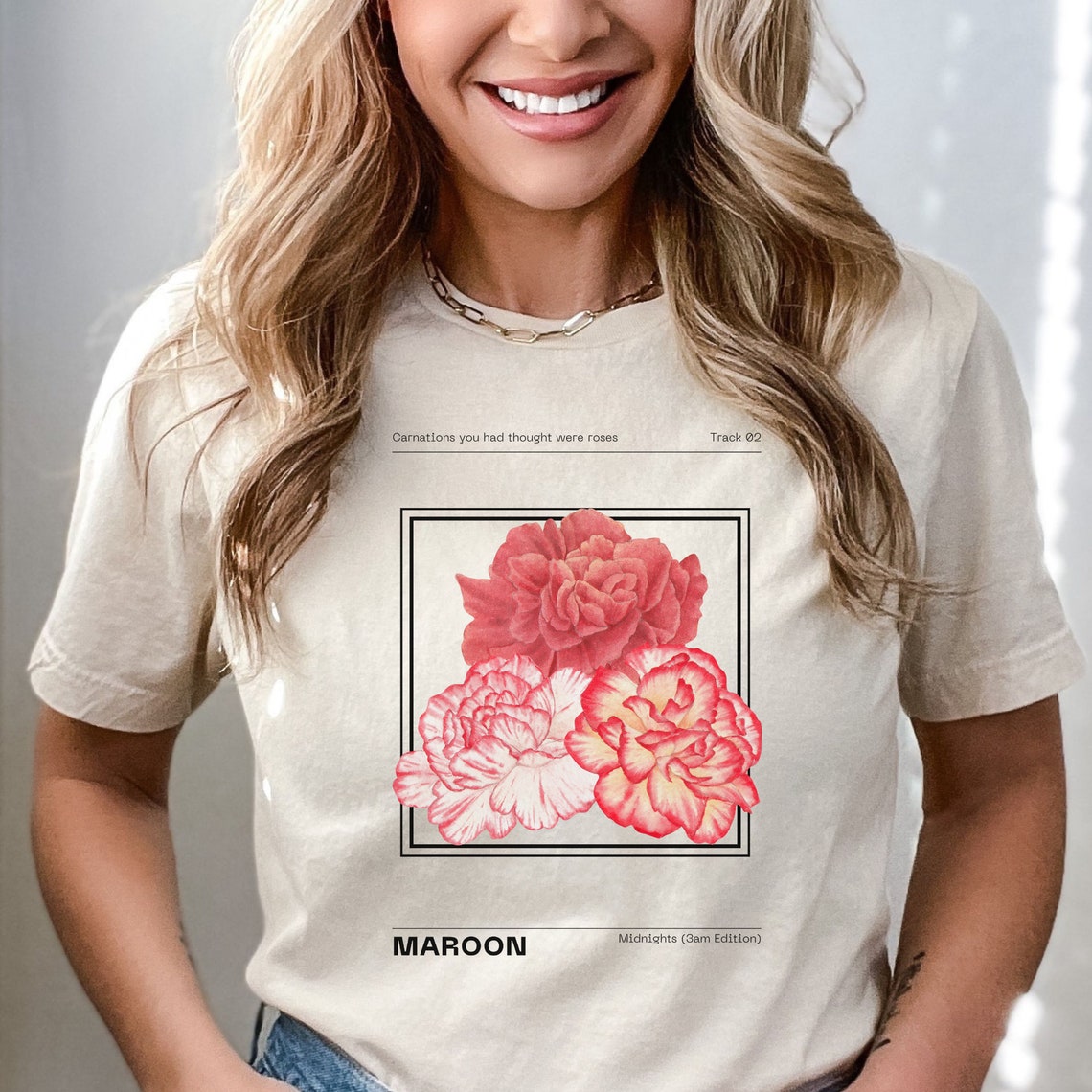 TS maroon Carnations You Had Thought Were Roses Etsy