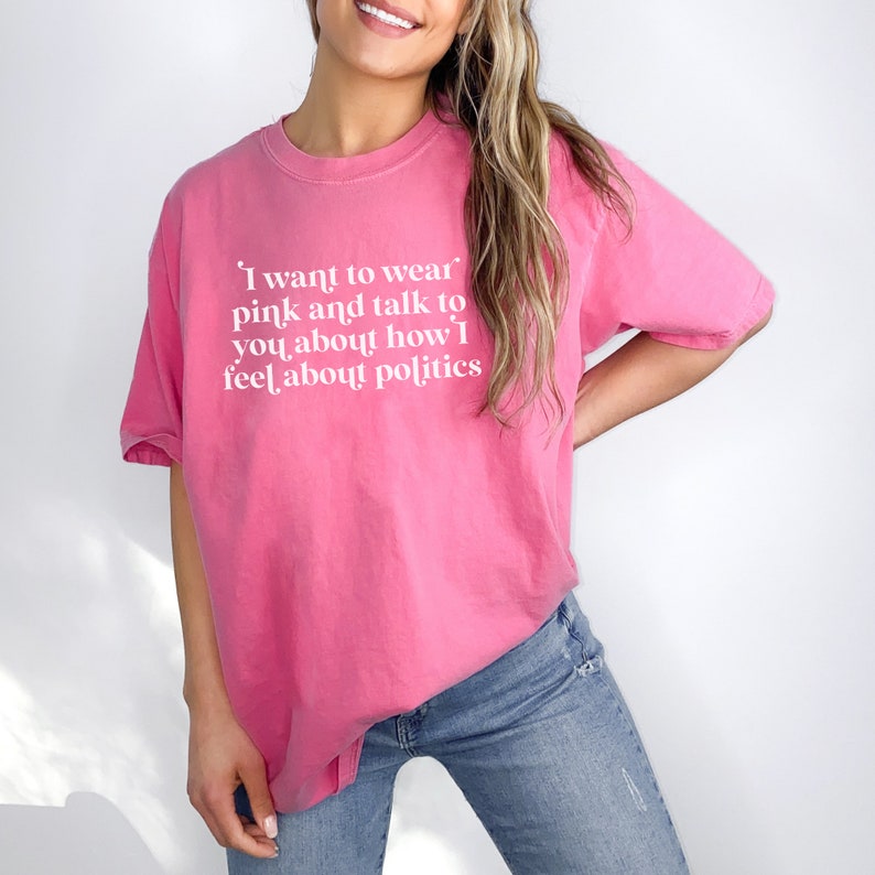 TS Pink and Politics Taylor Swift Feminist Tshirt Comfort - Etsy