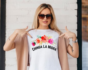 Anti ICE Unisex T-shirt, Abolish ICE Shirt, Chinga La Migra Tee, Mexican Pride, Liberal Protest Apparel