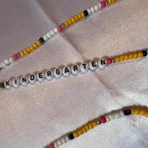 Personalized Name Teacher Pencil Beaded Lanyard – Badge Holder for Teachers & Educators - Handmade Lanyard - Beaded Lanyard - Teacher Gift