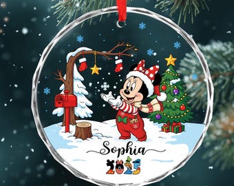 Baby Disney Christmas Ornament 2025, Custom Baby Mickey & Friends Ornament, Cute Baby Pooh Christmas Ornament, Newborn Gift