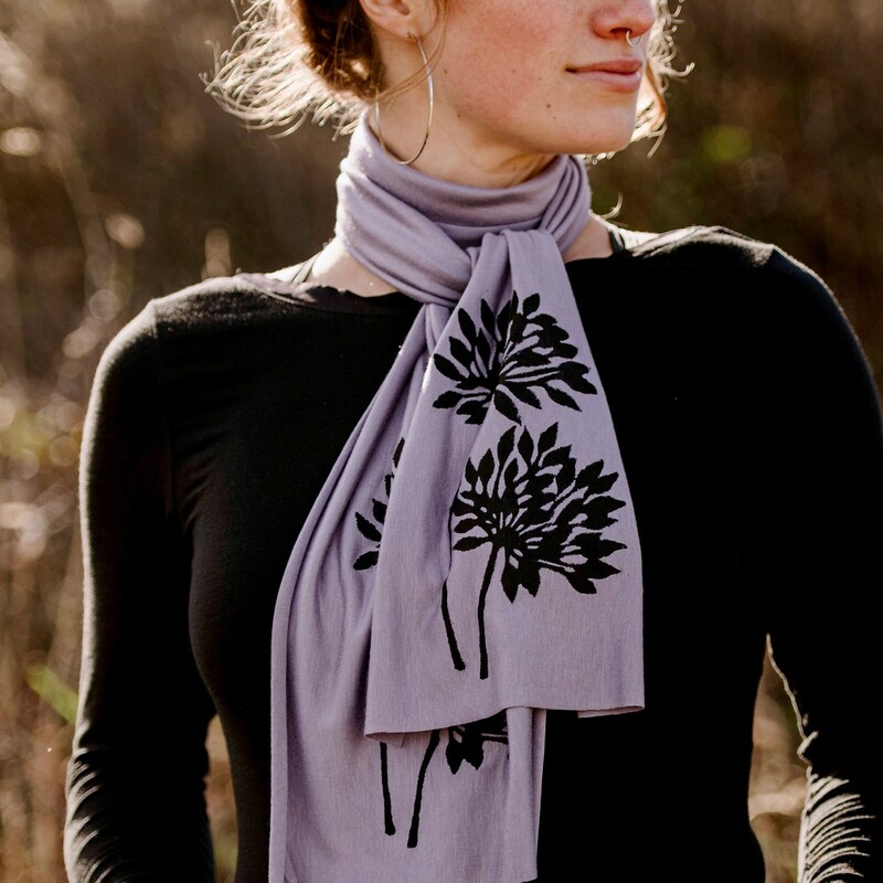 Chunky Western Scarf Lavendar main image 0