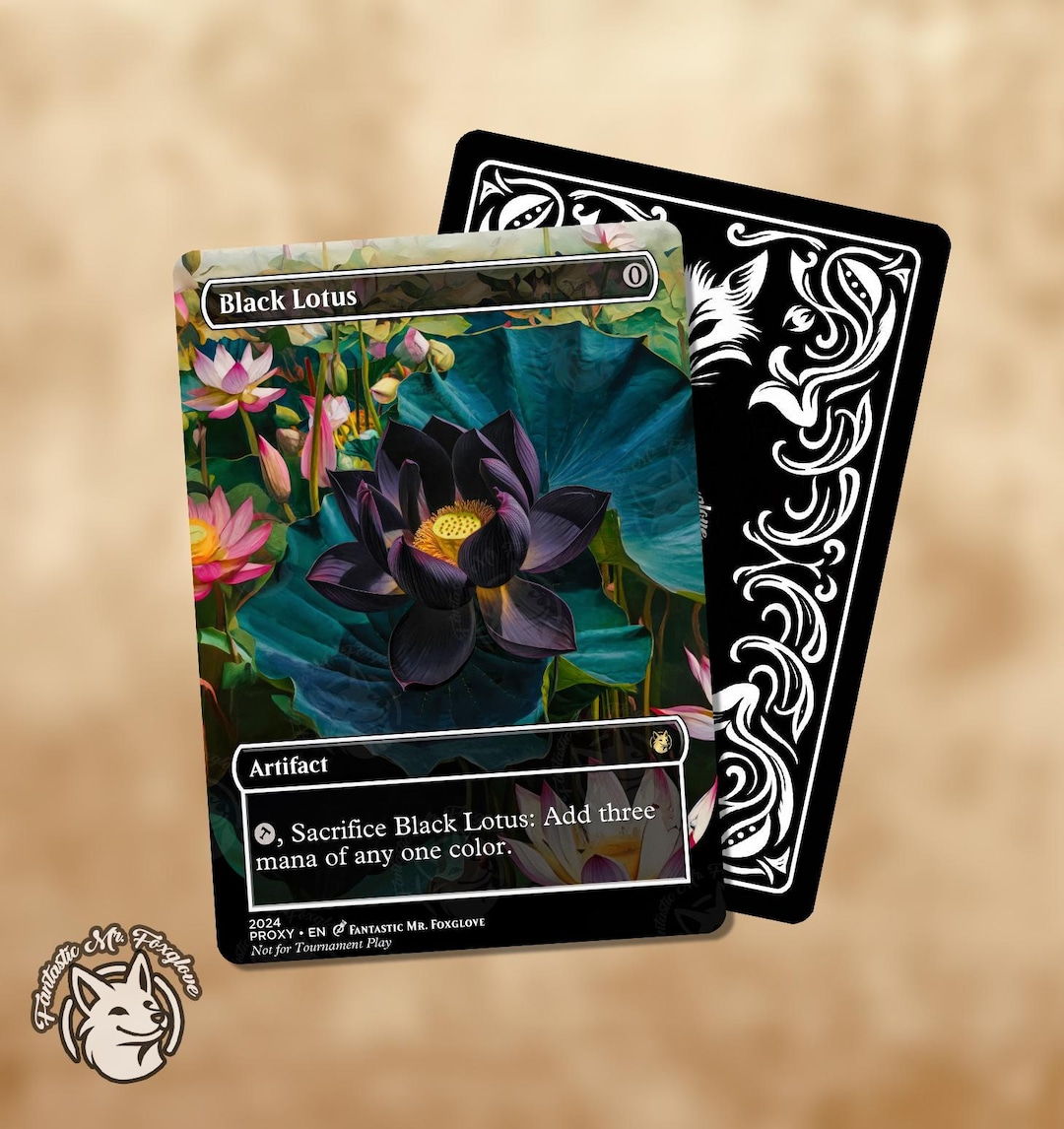 Black Lotus | Proxy for Cube & Vintage (choose Your Art!) — Power