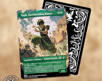 Toph, Earthbending Master | Proxy Card — Choose Your Art!