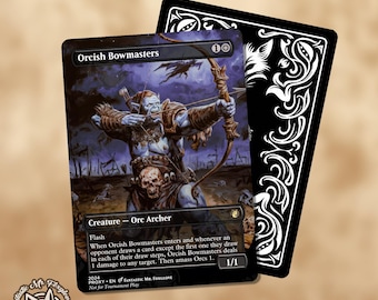Orcish Bowmasters | Proxy Card - Etsy