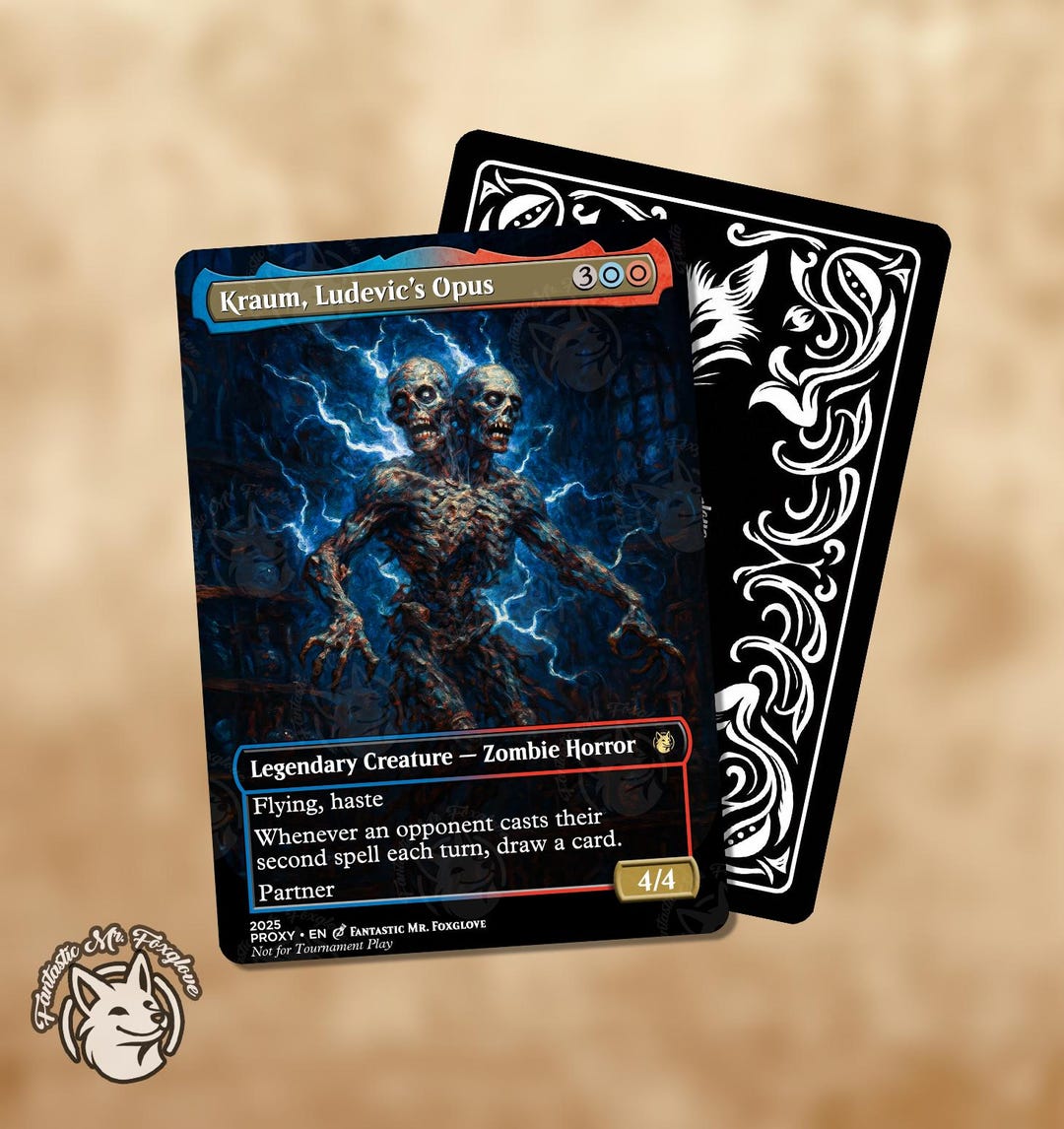 Kraum, Ludevic's Opus | Proxy Card - Etsy