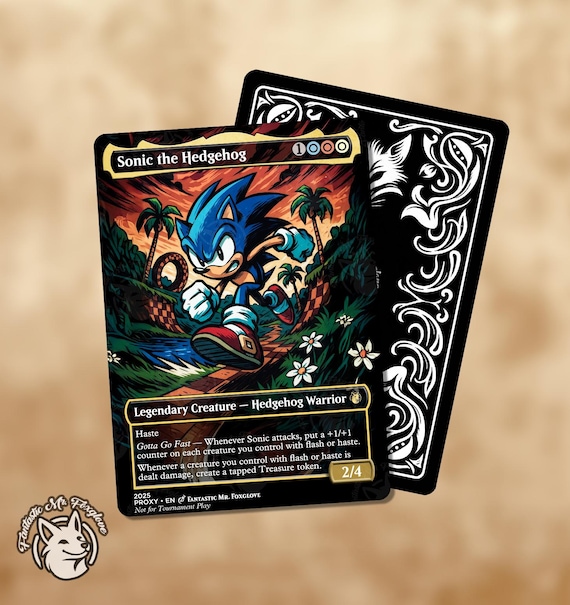 S0nic | Proxy Card — Choose From 2 Arts! - Etsy