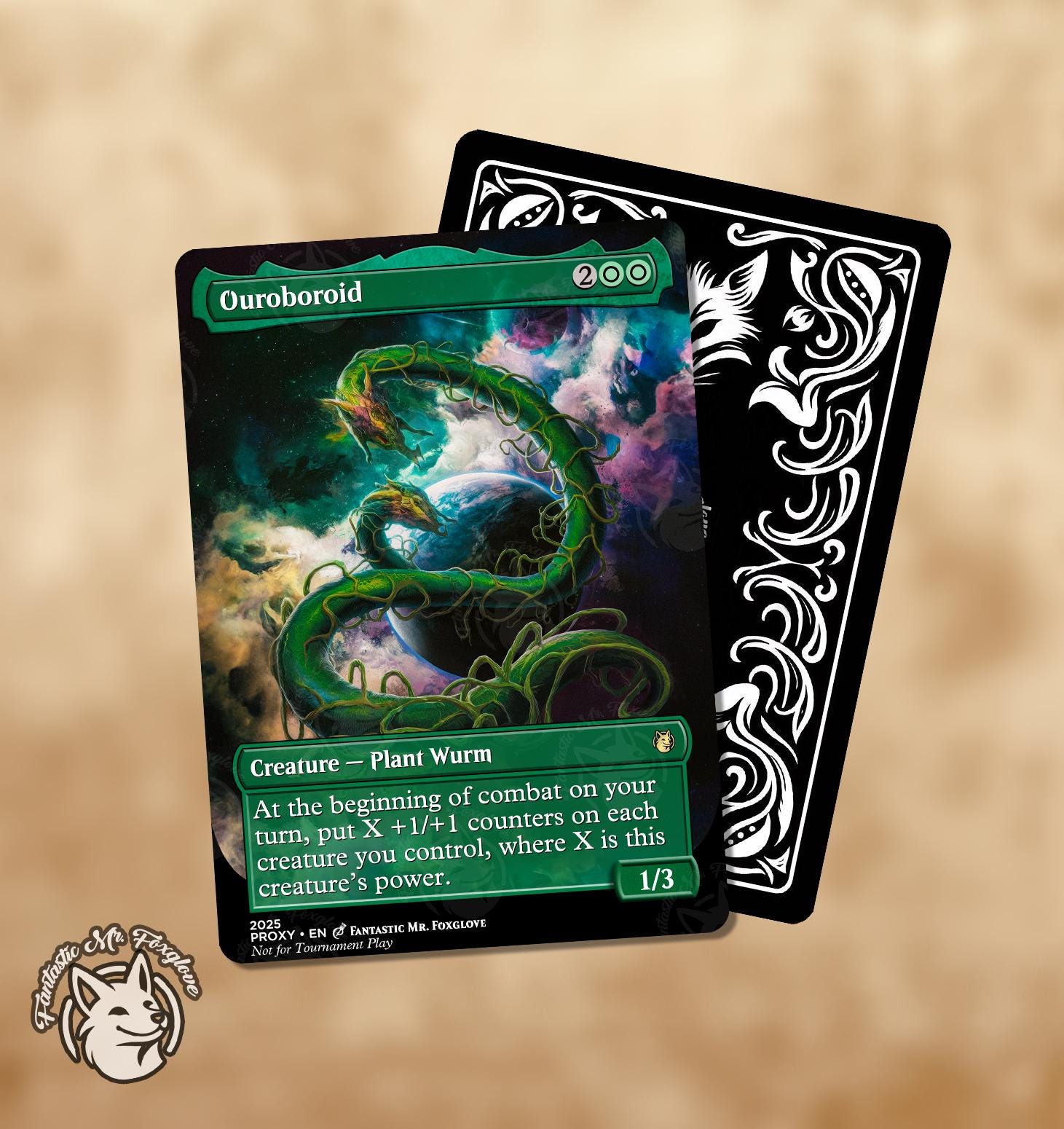 Ouroboroid | Proxy Card - Etsy