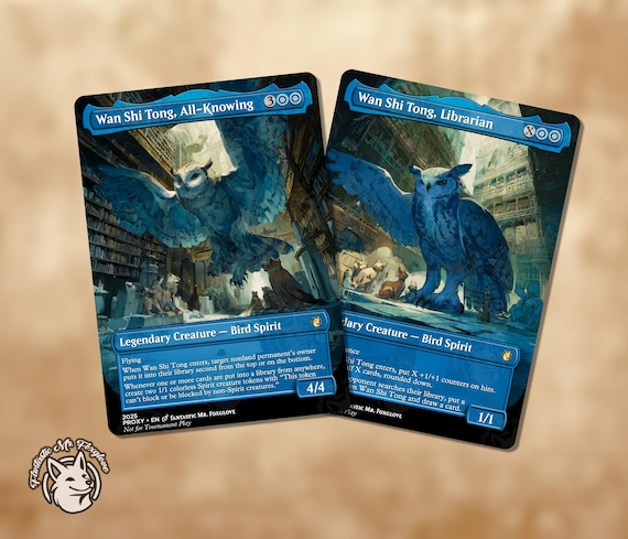 Wan Shi Tong, Librarian & All-knowing | Proxy Cards — choose One