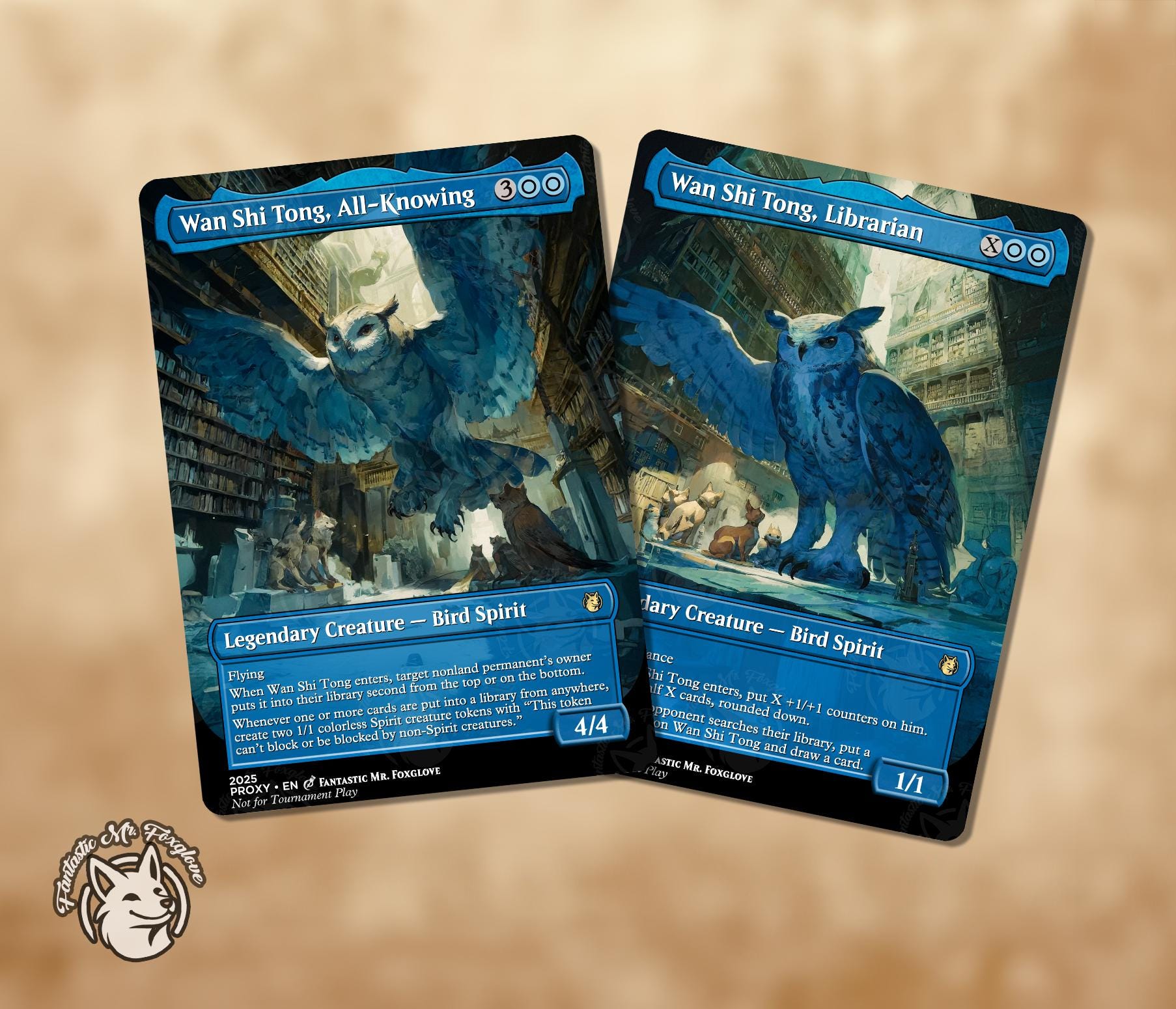 Wan Shi Tong, Librarian & All-knowing | Proxy Cards — choose One