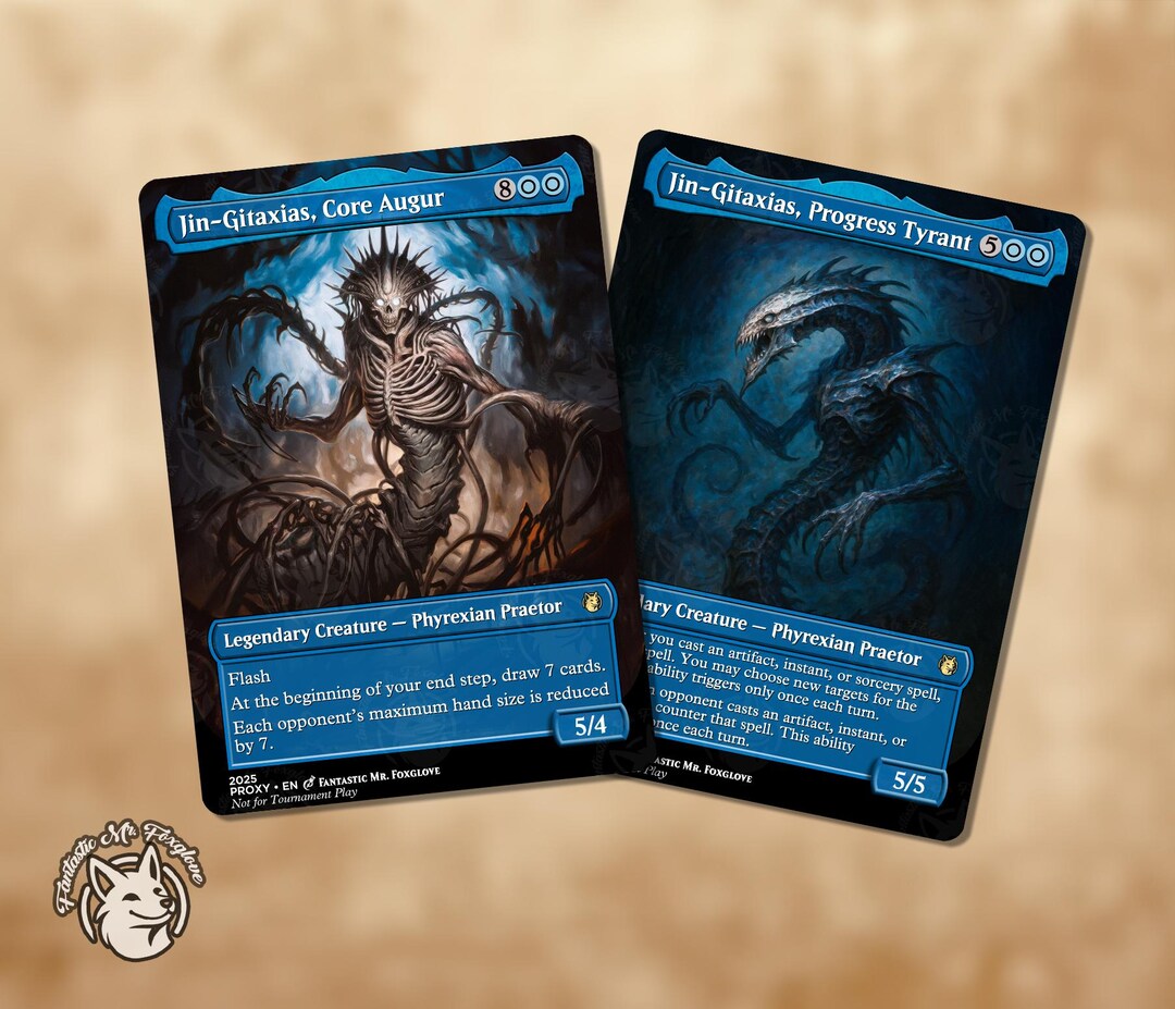 Jin-gitaxias, Core Augur & Progress Tyrant| Proxy Cards — choose