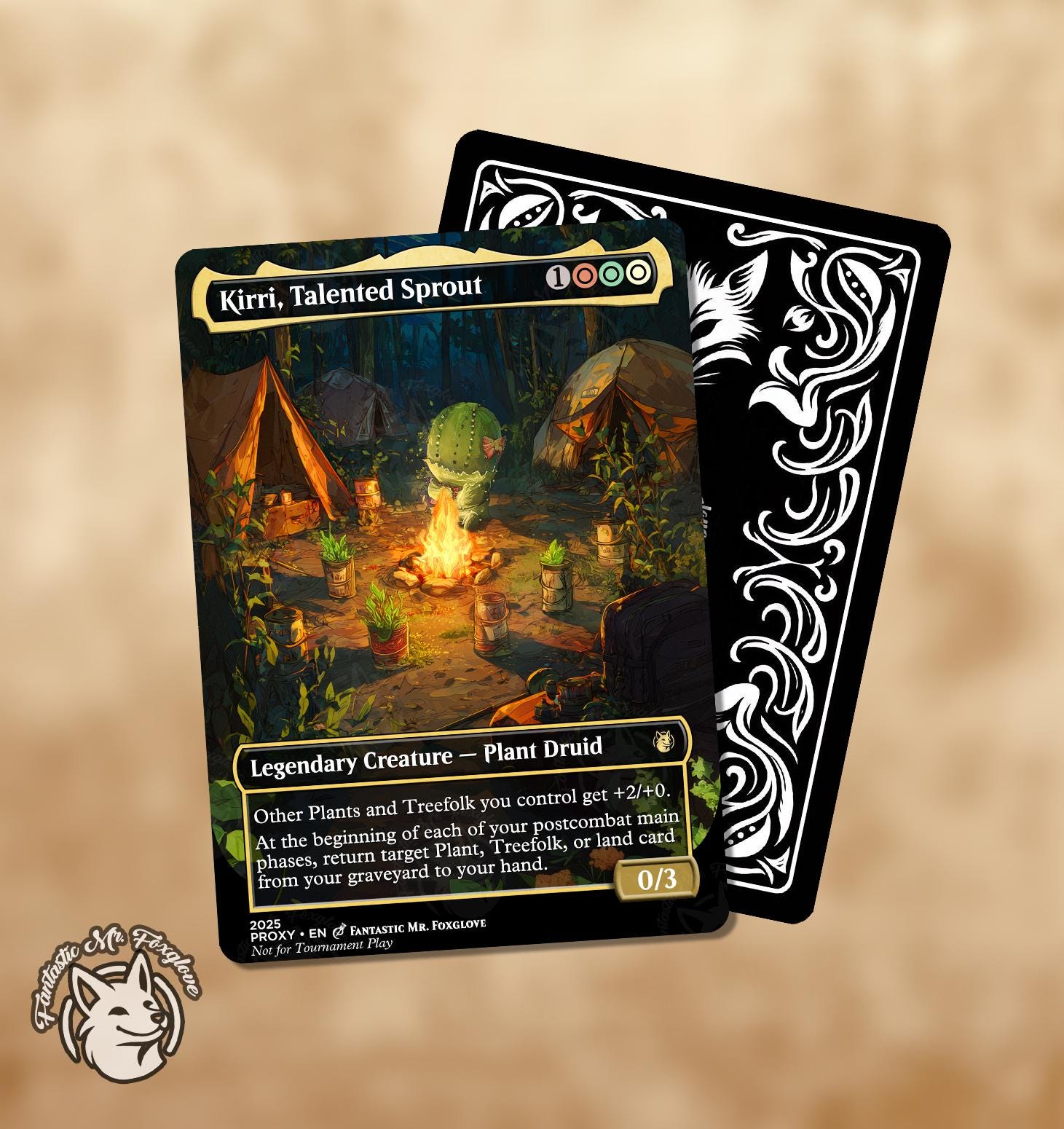 Krist個人ブランドKerristB TURN UP A CARD SET Kirri, Talented 