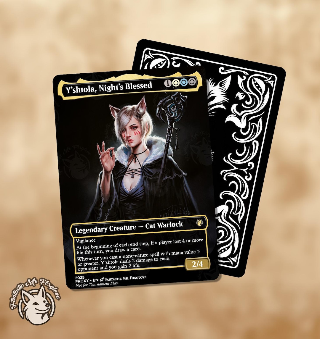 Y'shtola, Night's Blessed | Proxy Card - Etsy Canada