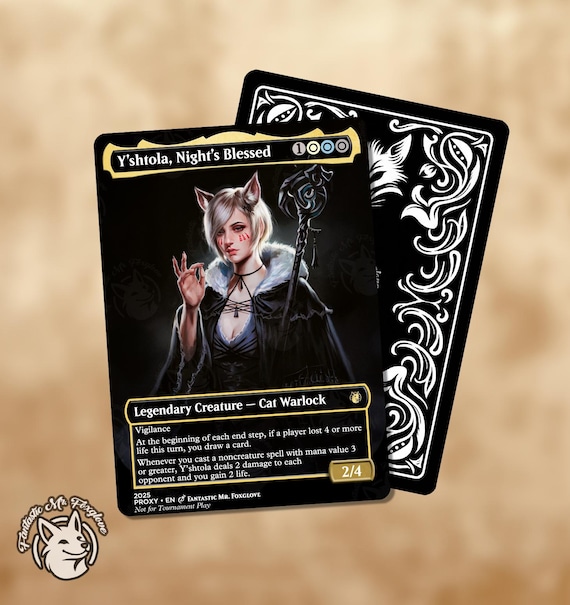 Y'shtola, Night's Blessed | Proxy Card - Etsy
