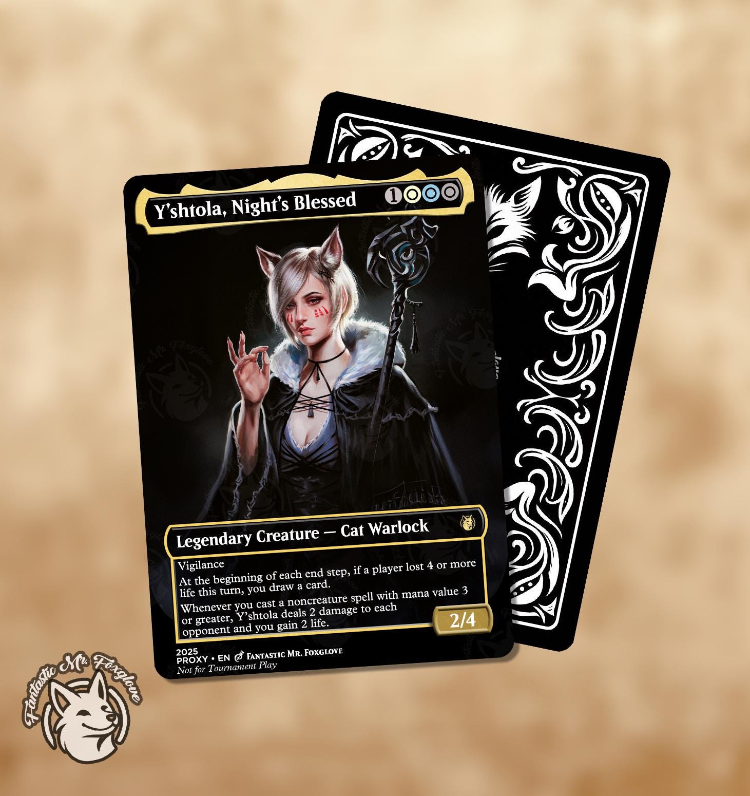Y'shtola, Night's Blessed | Proxy Card - Etsy