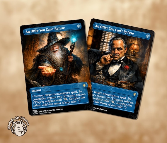 An Offer You Can't Refuse | Proxy Card — Choose Your Art! - Etsy
