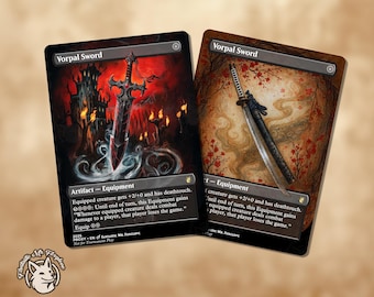 Vorpal Sword | Proxy Card — Choose Your Art! - Etsy