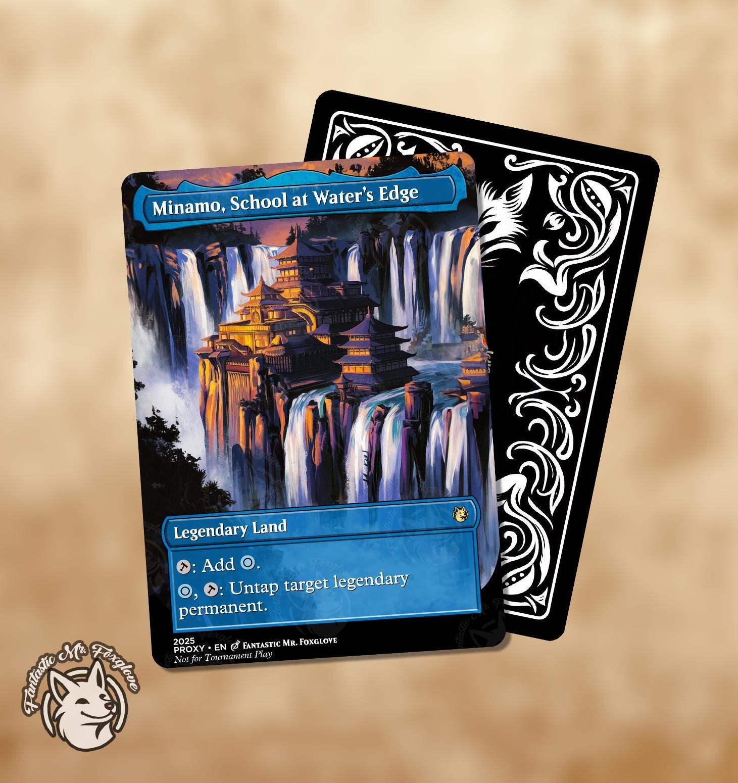 Minamo, School at Water's Edge | Proxy Card — Choose Your Art! - Etsy