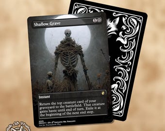 Shallow Grave Proxy | Full Art - Etsy