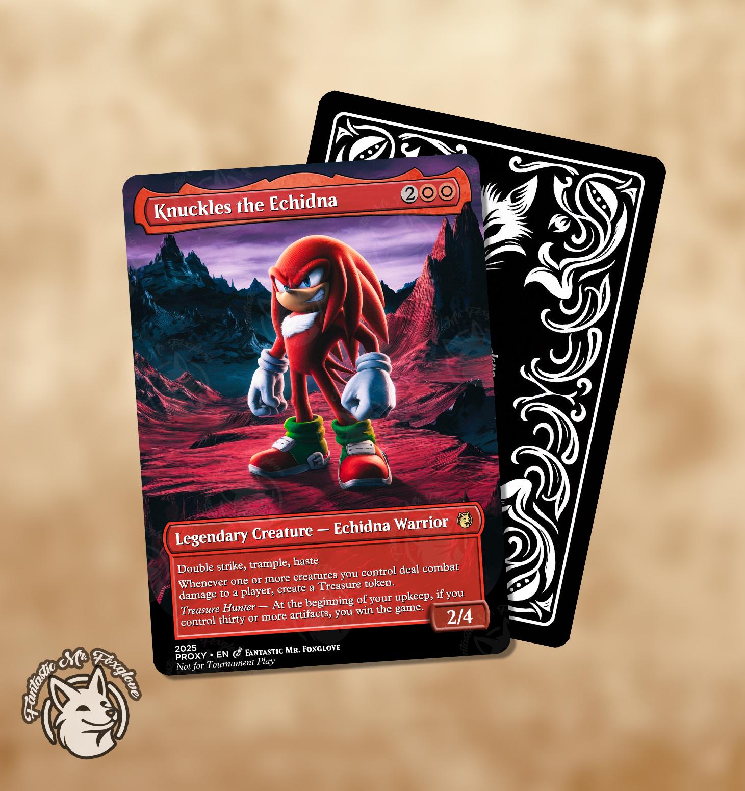 knuckles mtg card Knuckles | Proxy Card — Choose From 3 Arts!